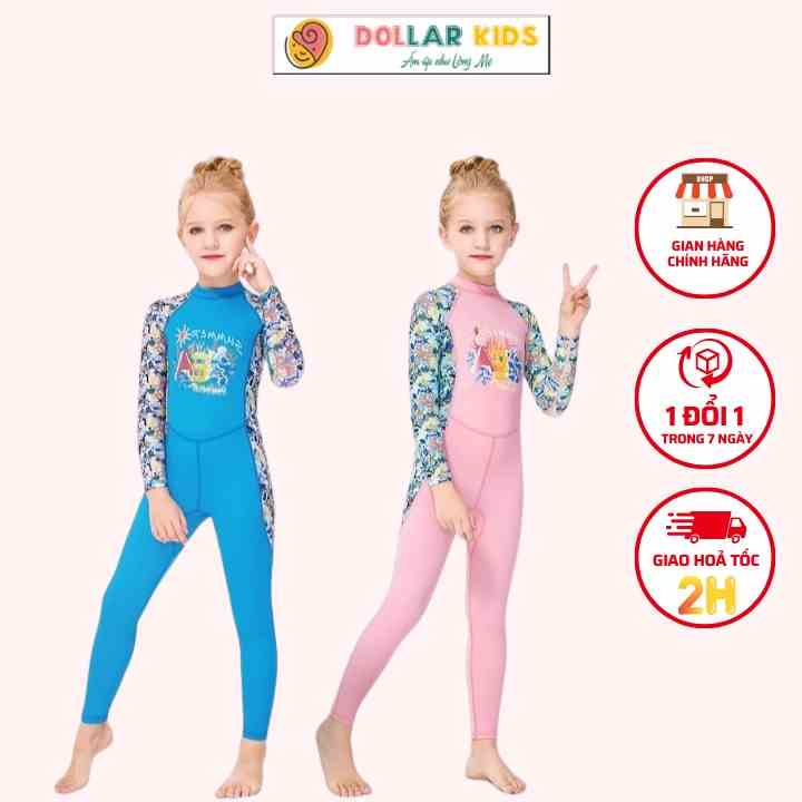 Đồ Bơi Bé Gái Size Đại Dollar Kids Cho Bé Từ 10kg đến 46kg