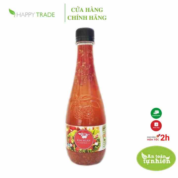 Giấm tỏi ớt nguyên chất Kim Ngân chai 450 ml