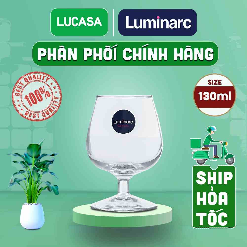 [Mã BMLTA35 giảm đến 35K đơn 99K] Bộ 6 Ly Rượu Thủy Tinh Luminarc Cognac 130ml - BOL2630 | Phân Phối Chính Hãng