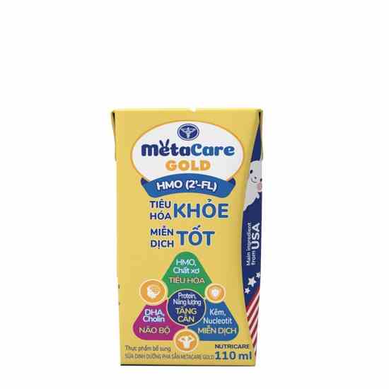 [Mã BMLTA35 giảm đến 35K đơn 99K] Thùng sữa pha sẵn Nutricare METACARE GOLD (110ml x 48 hộp)