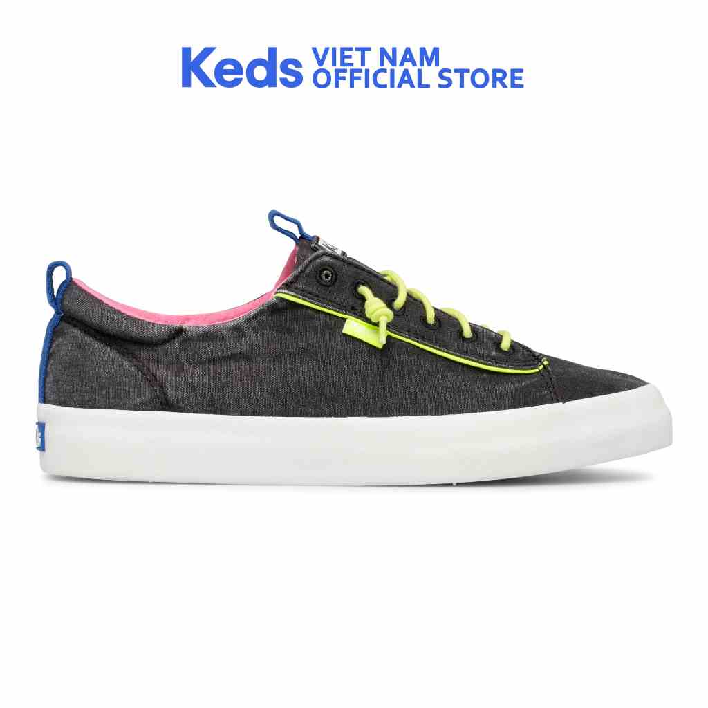 Giày Keds Nữ- Kickback Canvas Pop Black- KD065966