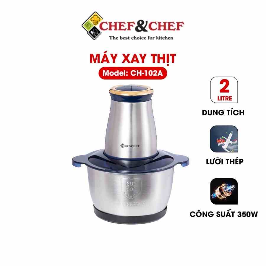 [Mã BMLTB35 giảm đến 35K đơn 99K] Máy xay thịt đa năng CHEF&CHEF dung tích 2L dao xay 4 lưỡi tiện lợi.