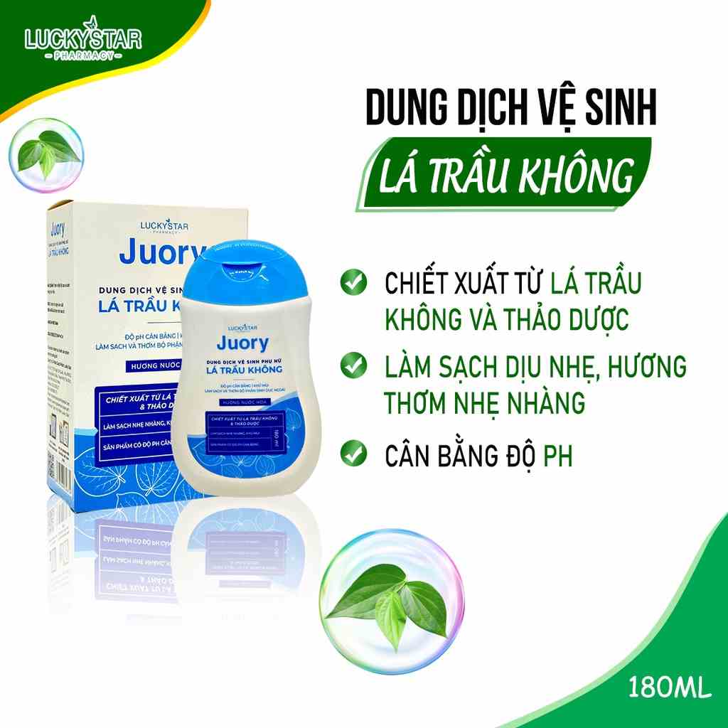 [Mã BMLTA35 giảm đến 35K đơn 99K] Dung Dịch Vệ Sinh Phụ Nữ JUORY 180ml