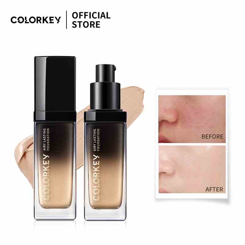 【COLORKEY】Kem Nền Che Khuyết Điểm COLORKEY 30ml Hiệu Quả 12 Tiếng Có Độ Che Phủ Cao Kiềm Dầu Không Tỳ Vết