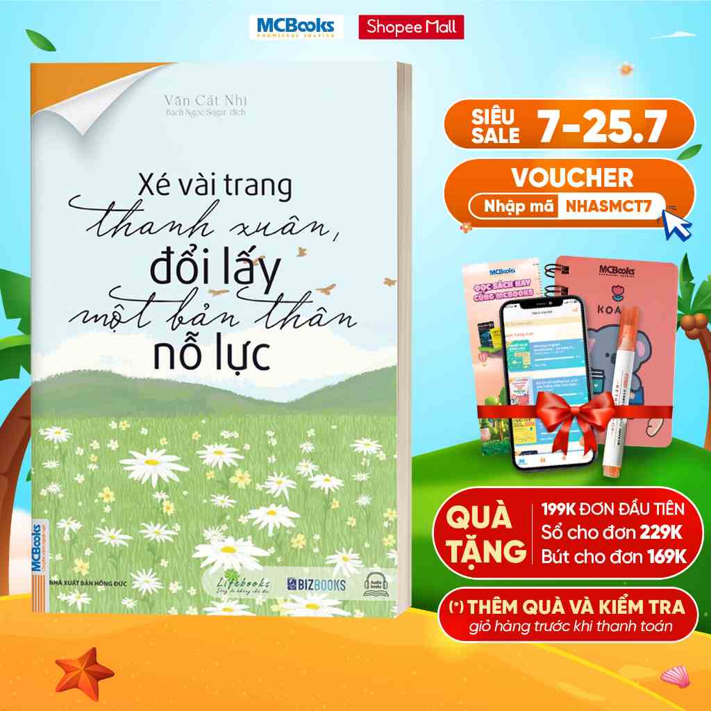 Sách - Xé vài trang thanh xuân, đổi lấy một bản thân nỗ lực