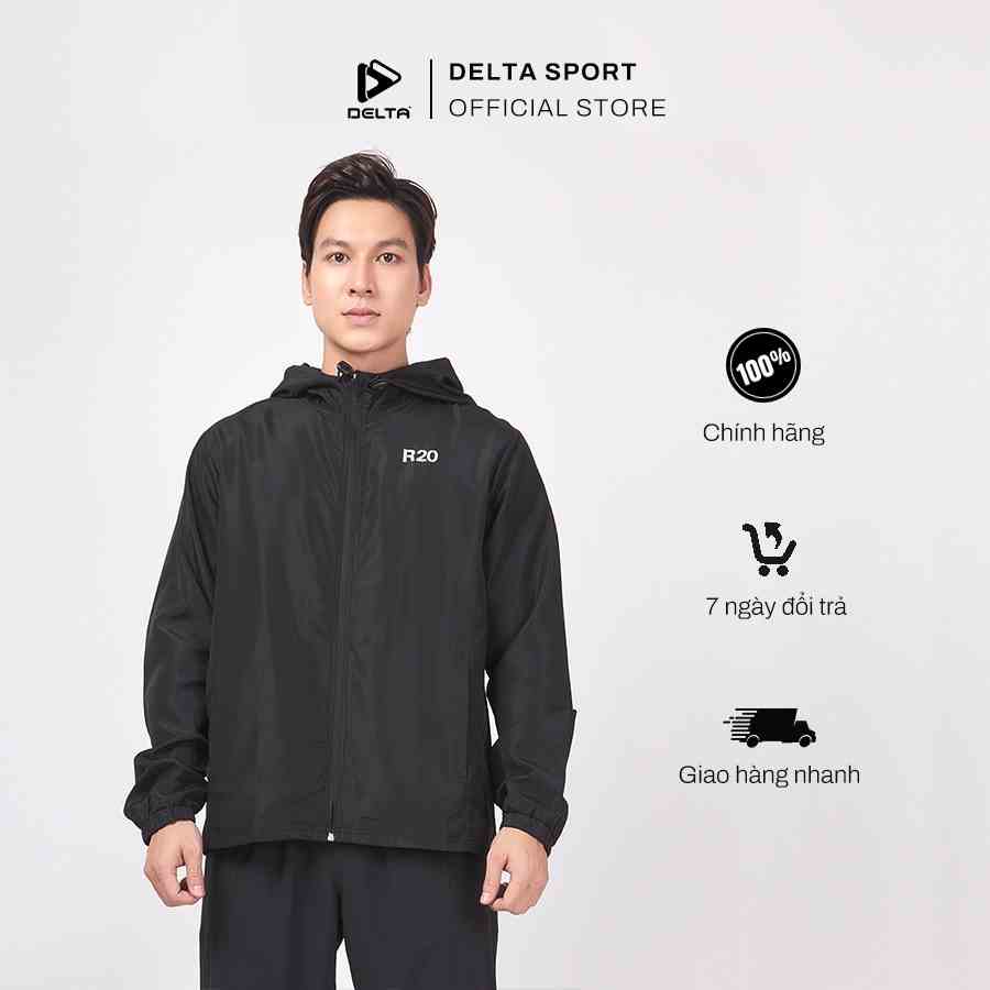 Áo khoác thể thao unisex DELTA RJA001U chất liệu nhẹ , nhanh khô và chóng nắng tốt