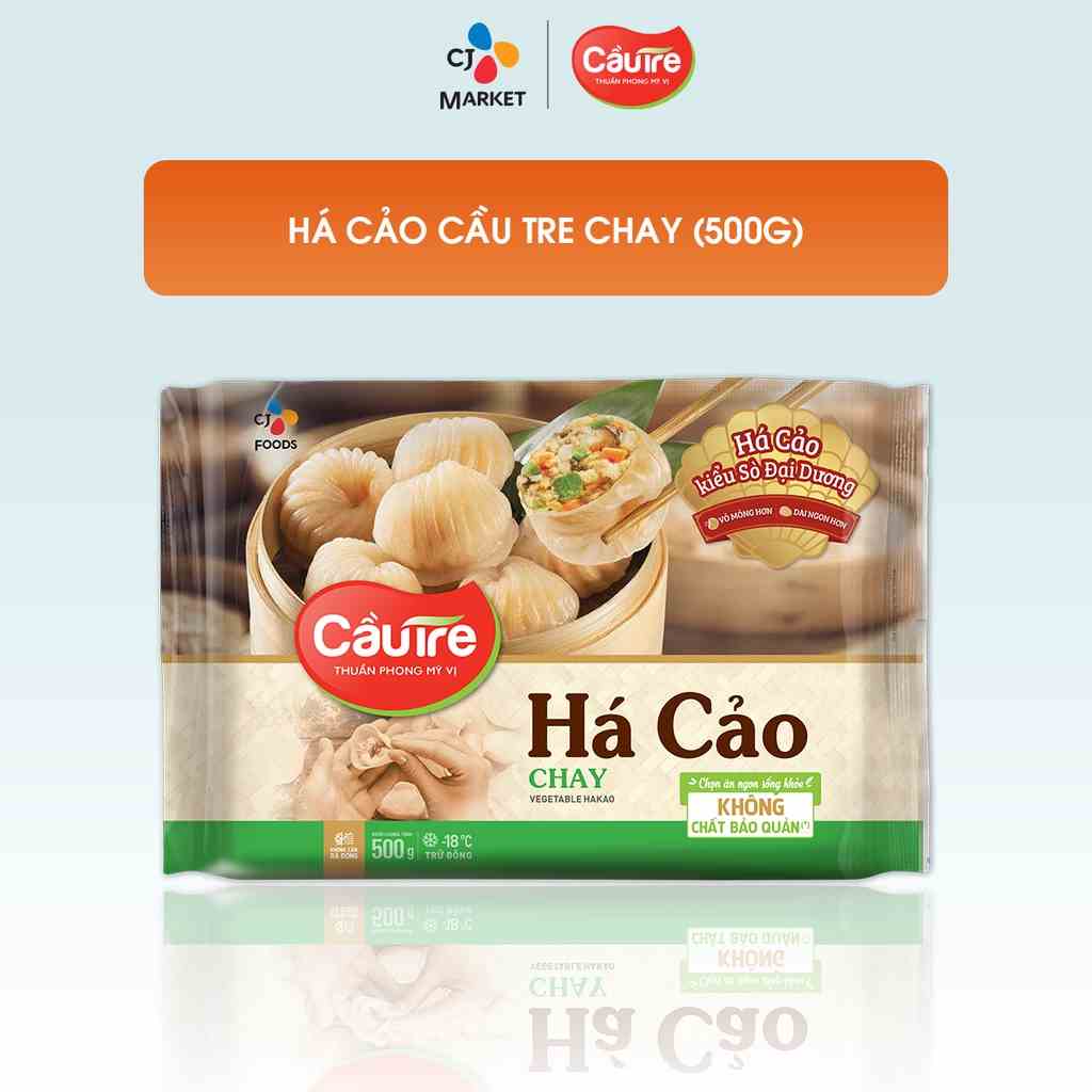 [Mã BMLTA35 giảm đến 35K đơn 99K] [HCM] Bánh Há cảo Chay Cầu Tre 500g