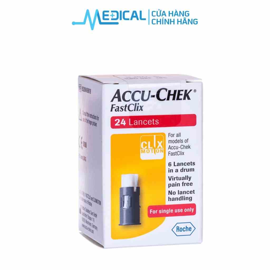 Kim lấy máu cá nhân Accu-Chek Fastclix 