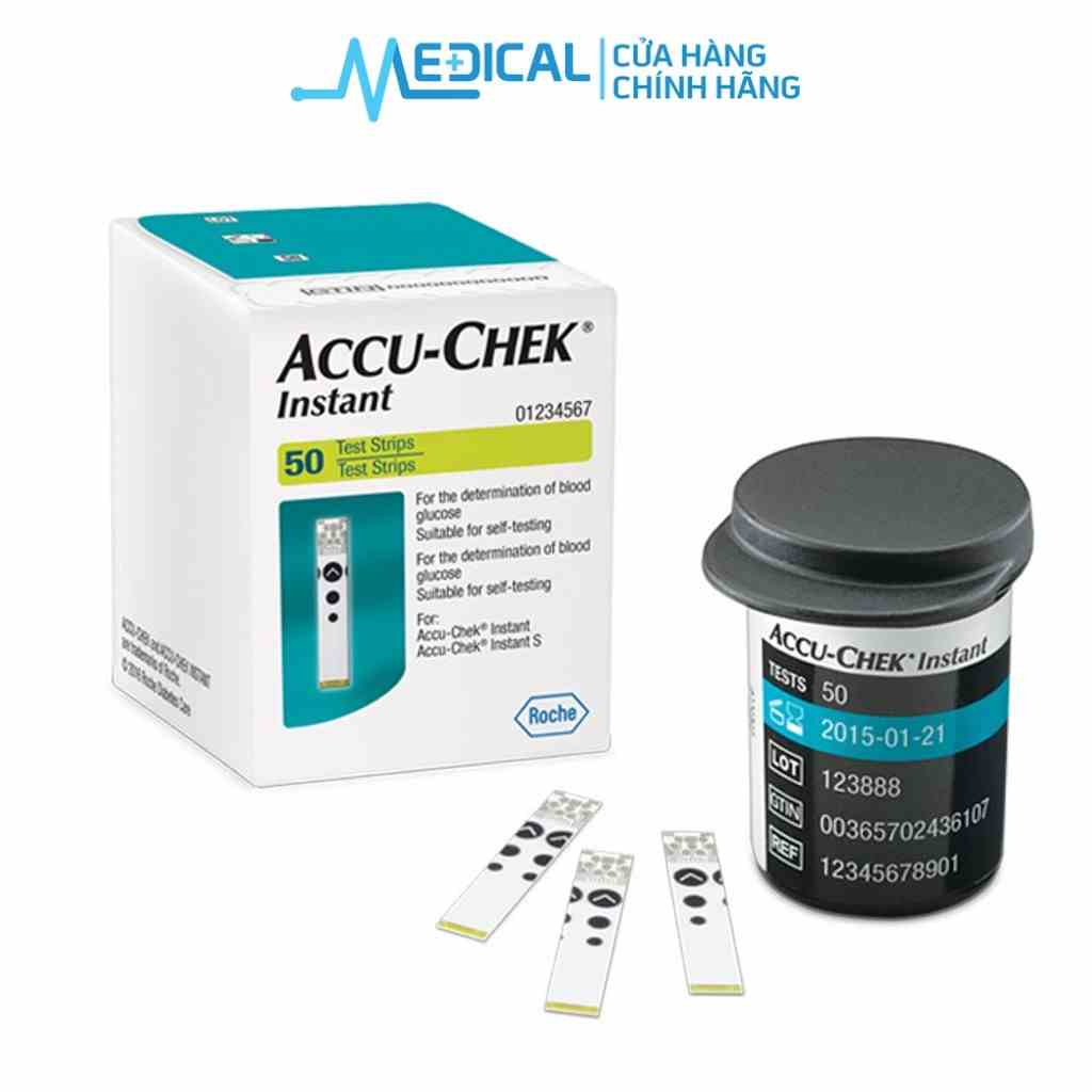 Que thử đường huyết Accu-Chek Instant 