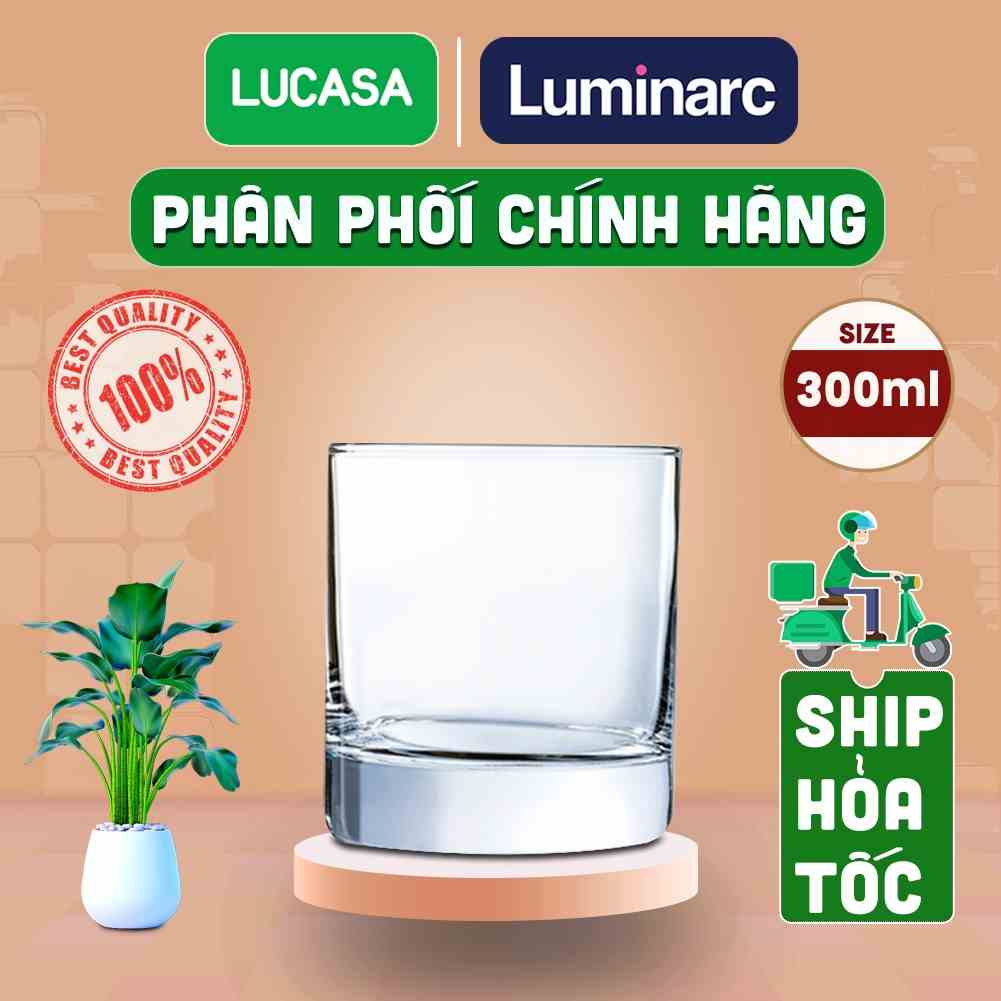 [Mã BMLTA35 giảm đến 35K đơn 99K] Ly Thủy Tinh Luminarc Islande 300ml - Loại Thấp L0617 | Phân Phối Chính Hãng