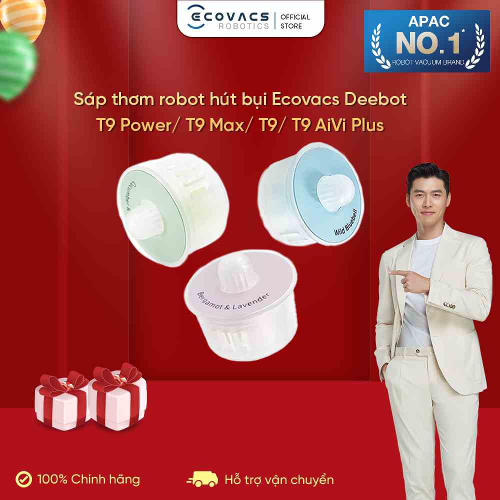 Sáp thơm robot hút bụi Ecovacs Deebot T9 Power/ T9 Max/ T9 AiVi/ T9 AiVi Plus/T10/T10Plus/X1 Plus (3 viên/ vỉ)