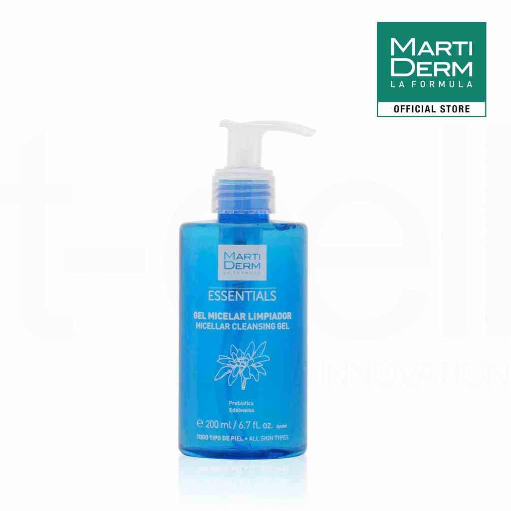 Gel Rửa Mặt Cho Mọi Loại Da - Martiderm Essentials Micellar Cleansing Gel 200ml