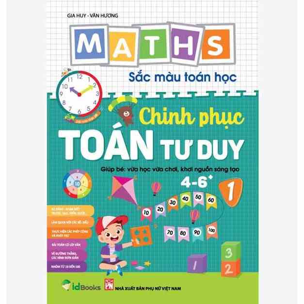 Sách - Chinh phụ toán tư duy 4-6 tuổi (Tập 1)