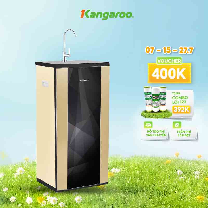 [MIỄN PHÍ LẮP ĐẶT] Máy lọc nước Hydrogen 10 lõi Kangaroo KG100HG