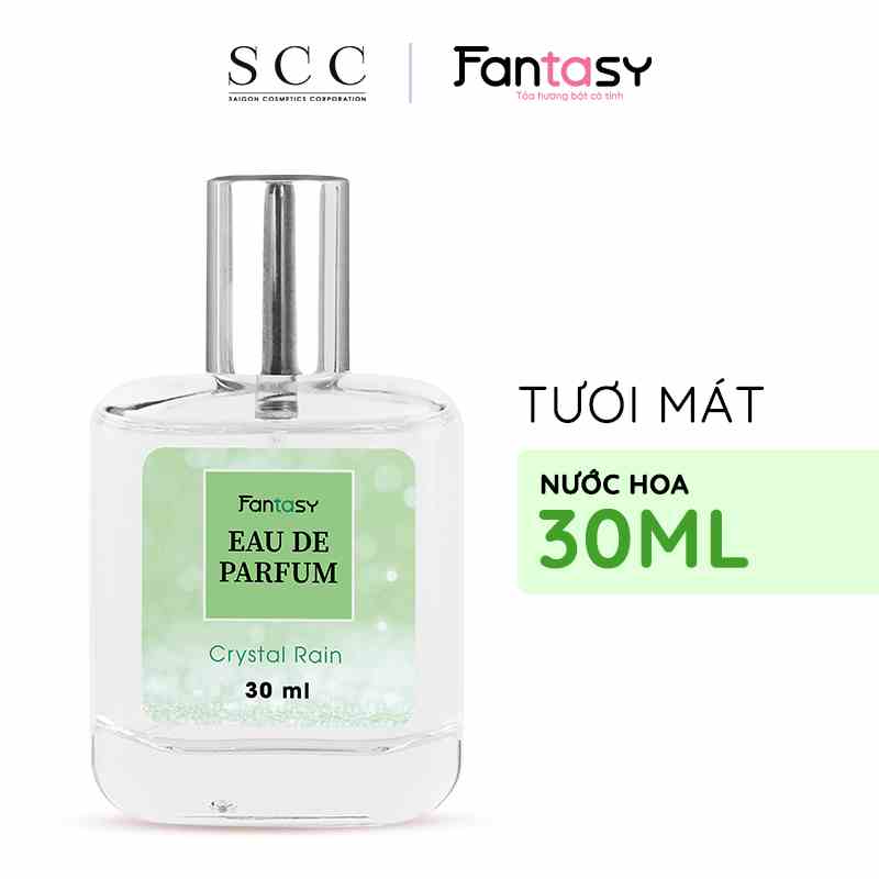 Nước hoa nữ cho học sinh, sinh viên Fantasy tươi mát - Crystal Rain 30ml