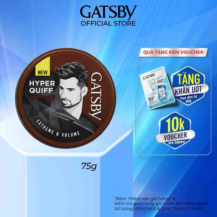 [Mã BMLTB35 giảm đến 35K đơn 99K] Wax Tạo Kiểu Tóc GATSBY STYLING WAX EXTREME & VOLUME 75g