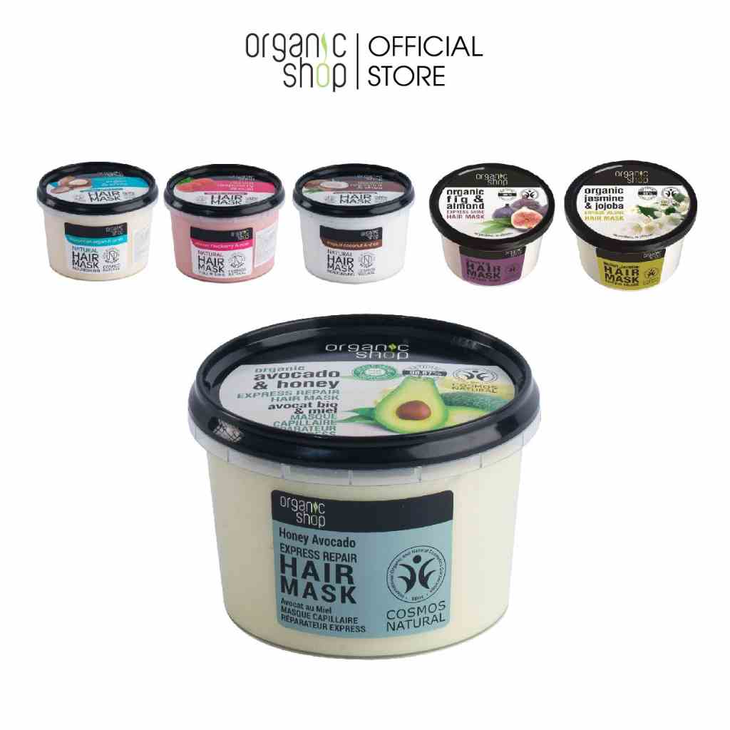 [Mã BMLTB35 giảm đến 35K đơn 99K] Kem Ủ Tóc Mềm Mượt ORGANIC SHOP Natural Hair Mask 250ml