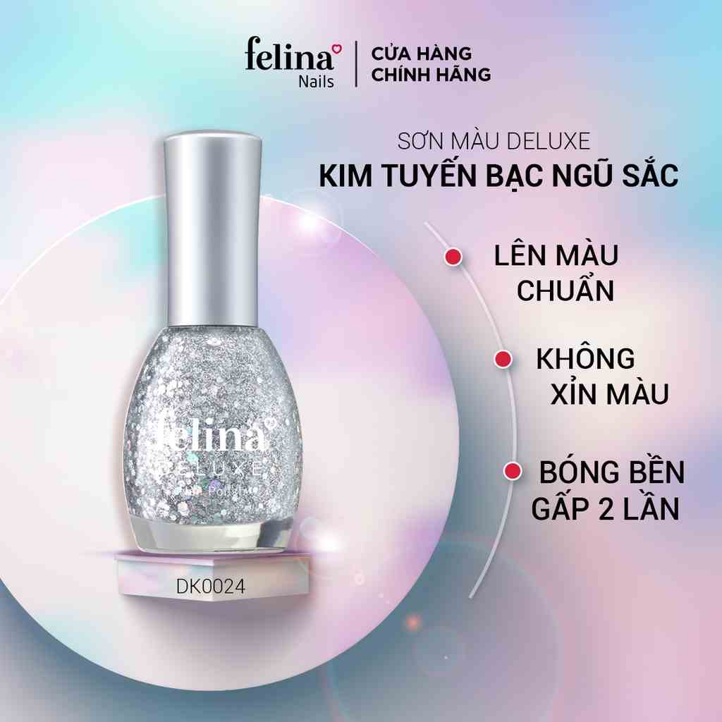 [BẢNG MÀU MỚI] Sơn Móng Tay Felina Deluxe 16ml - Màu sắc đa dạng