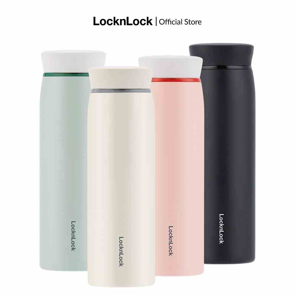 [Mã LIFEMC07CBAU giảm 50k đơn 350k] Bình giữ nhiệt Feather Light Ring Lock&Lock 460ml - LHC4244 (4 màu)