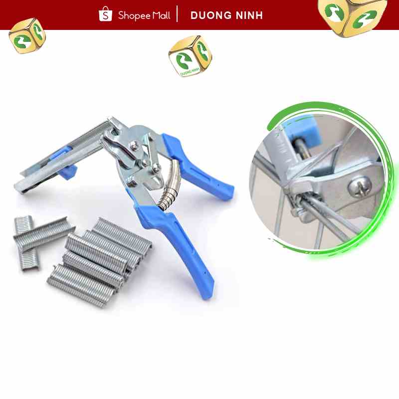 Ghim ghép lồng thỏ Dương Ninh kìm băng ghép dây thép buộc chuồng gà chim heo động vật KB05