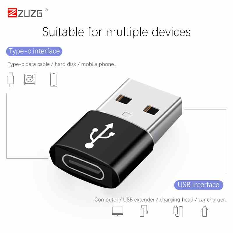 Jack chuyển đổi ZUZG OTG T3 USB to Type C