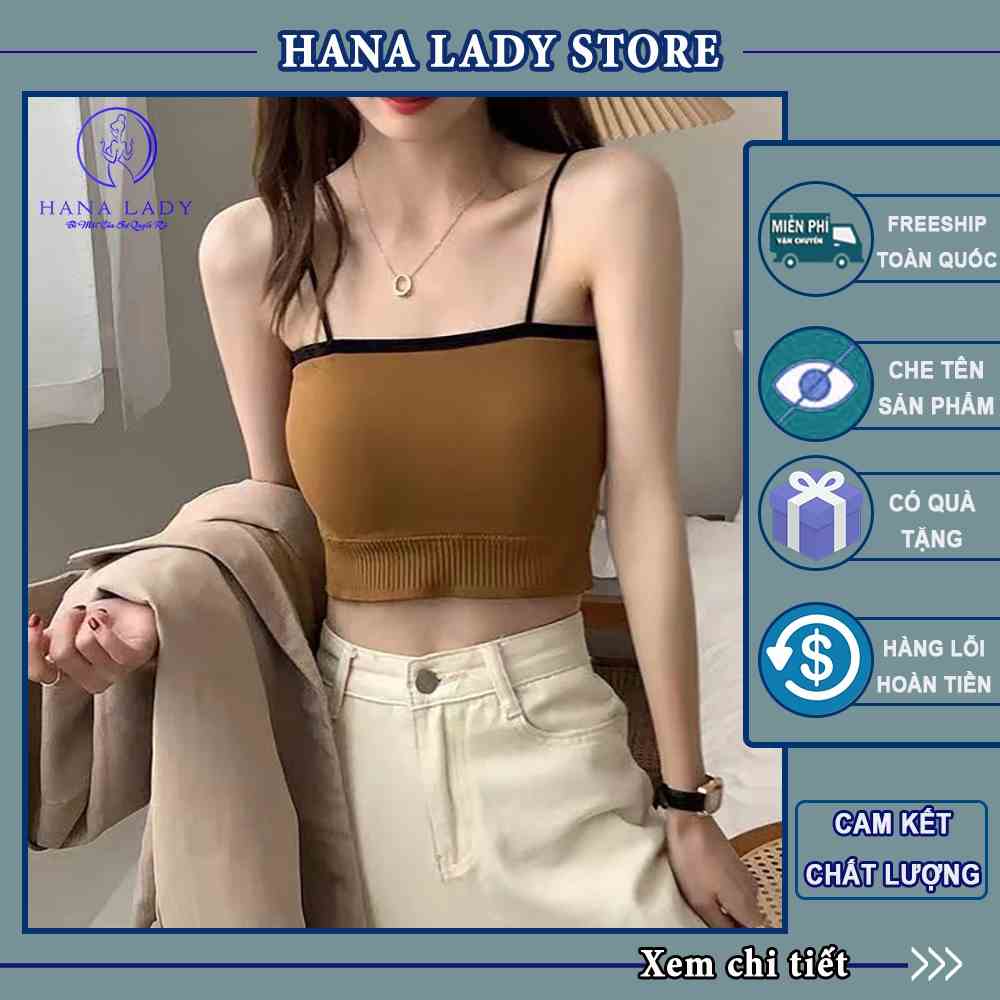 Áo hai dây croptop có viền siêu đẹp, siêu gợi cảm. Mã SP: B036