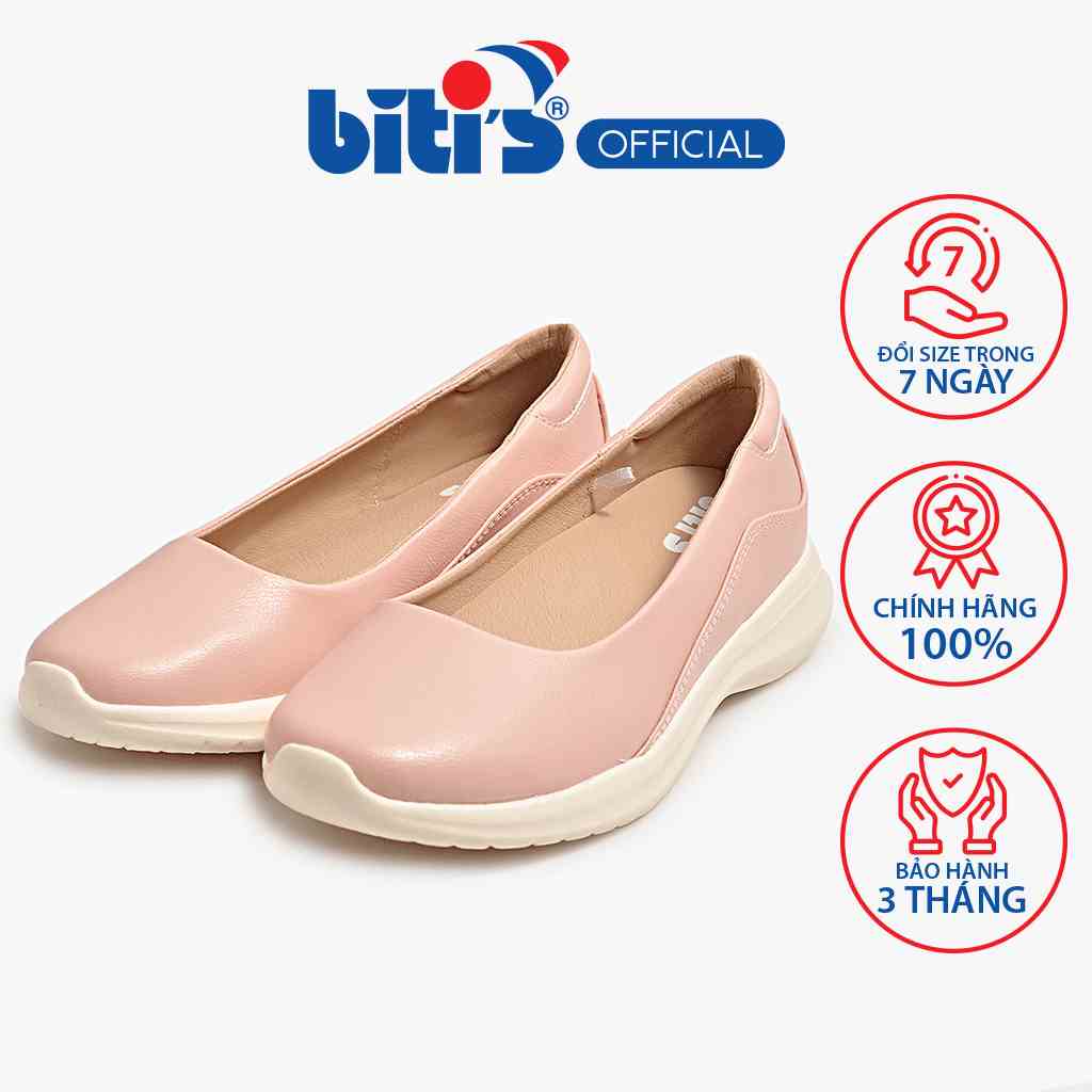 Giày Búp Bê Nữ Biti’s Êmbrace Blush Pink DBW004500HOL (Hồng Lợt)