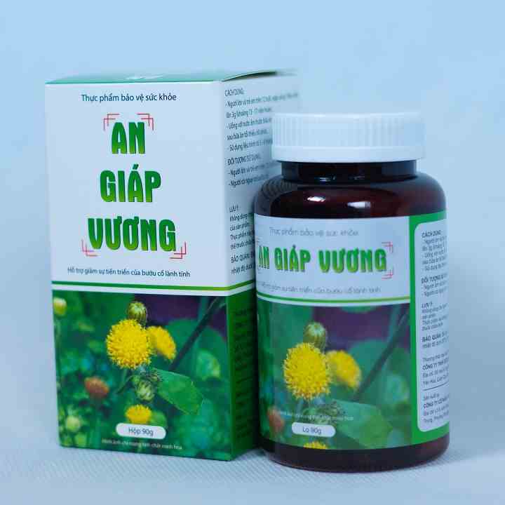 An Giáp Vương Hỗ Trợ Giảm sự phát triển của Bướu Cổ Lành Tính Liệu Trình 1 Tháng 4 Hộp (90gr/Hộp)