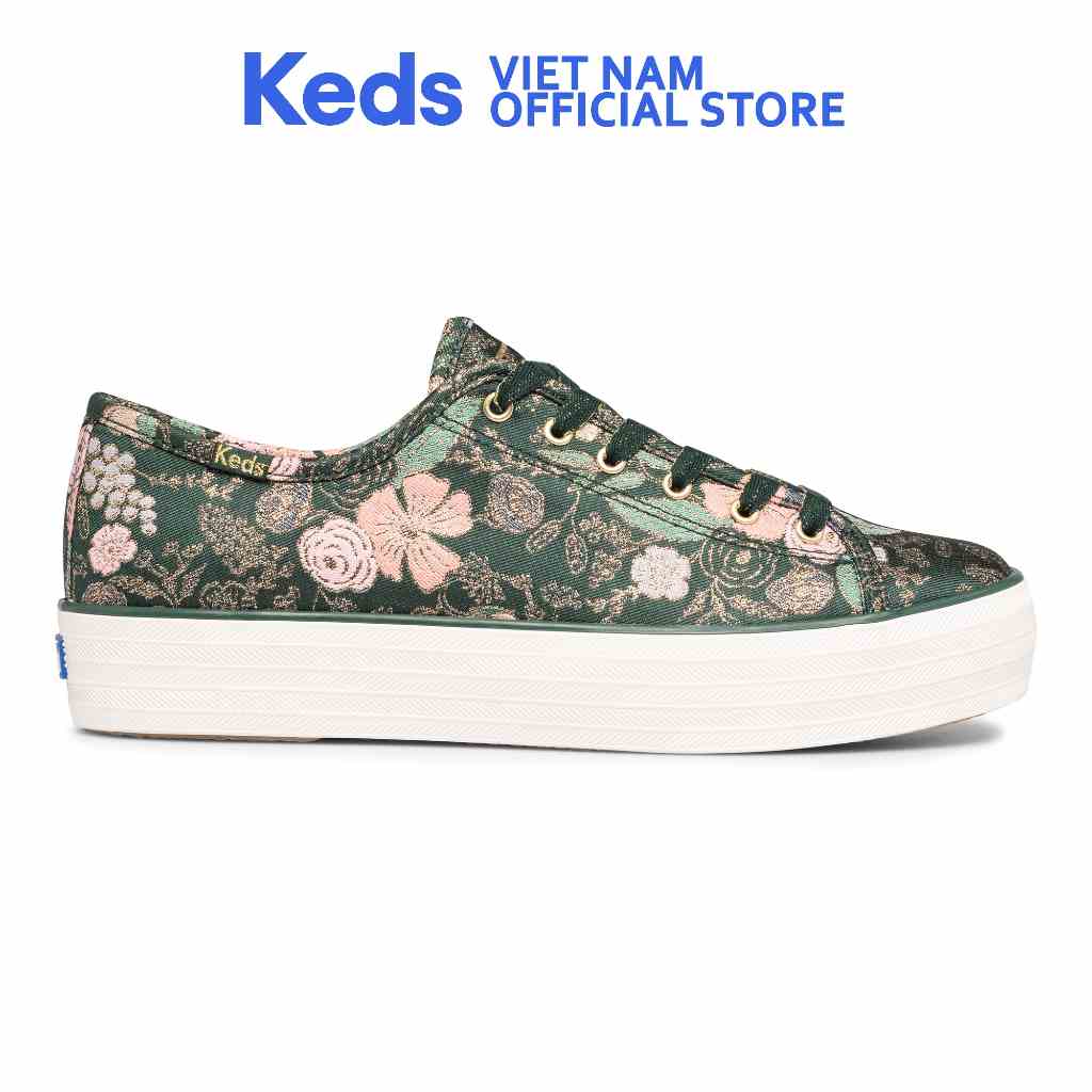 Giày Thể Thao Keds Nữ- Tripple Kick Canvas Colette Lurex Jacquard- KD065556