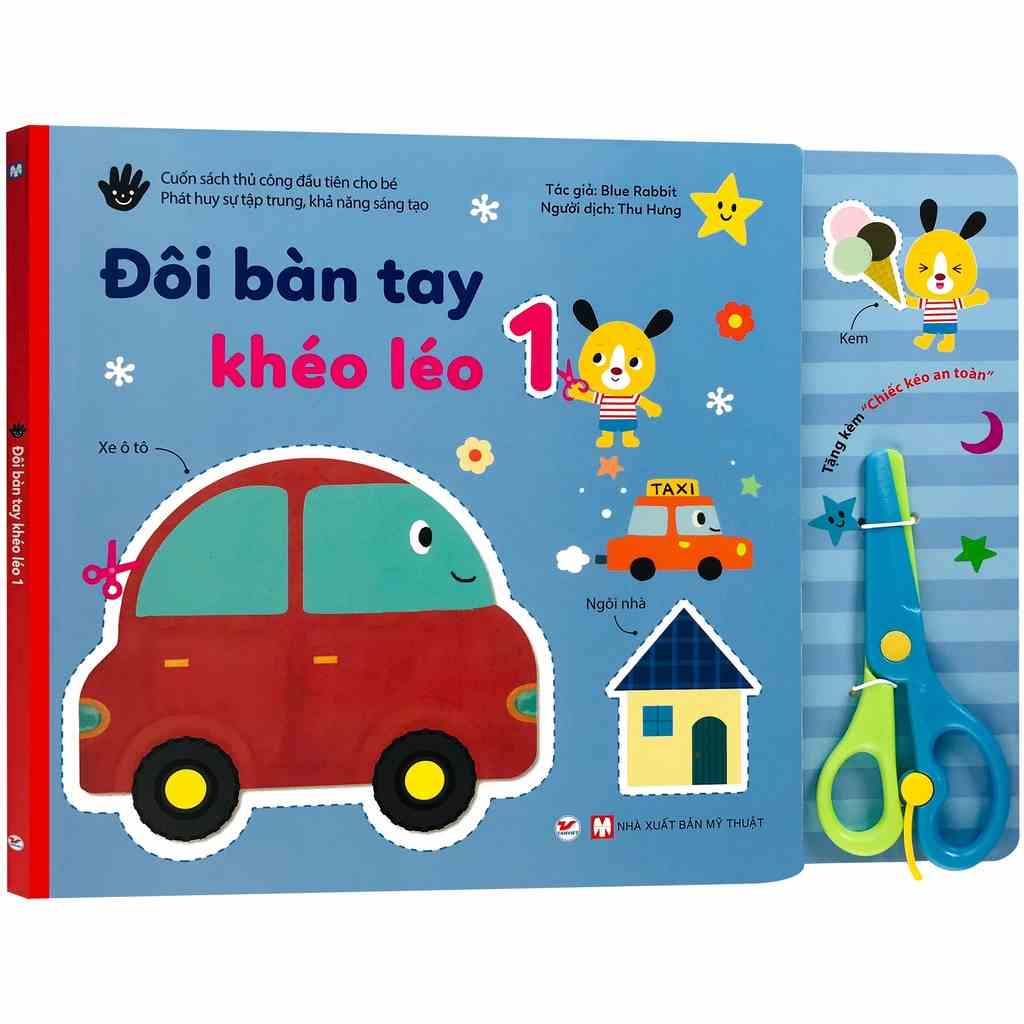 Sách - Đôi Bàn Tay Khéo Léo 1 (5+) Tặng kèm Chiếc kéo an toàn