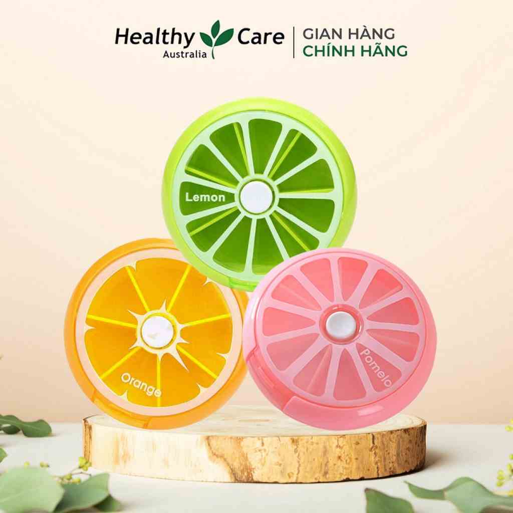 Hộp Chia Thực Phẩm Chức Năng Healthy Care Hình Trái Cây Nhiều Màu