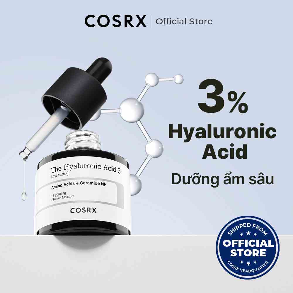 Tinh chất COSRX The RX – Hyaluronic 3% làm mát và dịu da