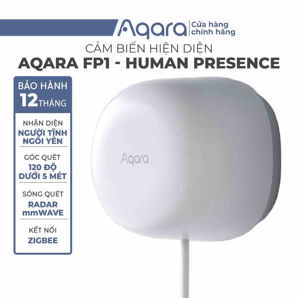 Cảm biến hiện diện Aqara Human Presence Sensor FP1, nhận biết người chính xác hơn, tương thích Home Kit