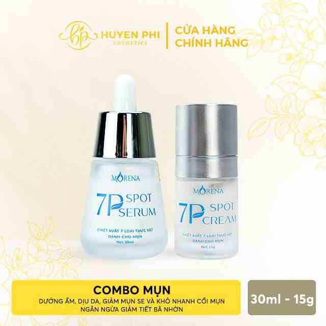 Combo 7P SPOT MORENA 30ml - hỗ trợ da mụn, làm dịu da, se và khô nhanh cồi mụn, ngăn ngừa tiết bã nhờn,phục hồi làn da