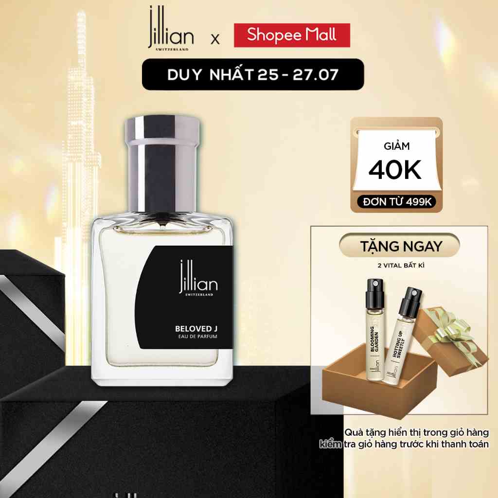 Nước hoa Jillian Nữ Beloved J (EDP) 15ml - nữ tính, thanh lịch, lôi cuốn