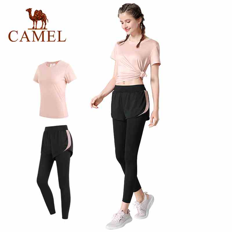 CAMEL Bộ Đồ Thể Thao Tập yoga Thời Trang Cho Nữ