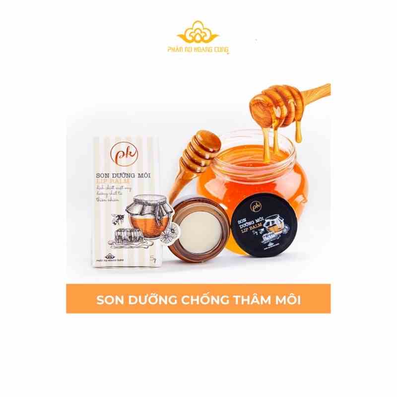 Son dưỡng môi mật ong mới Phấn Nụ Hoàng Cung 5ml/hũ