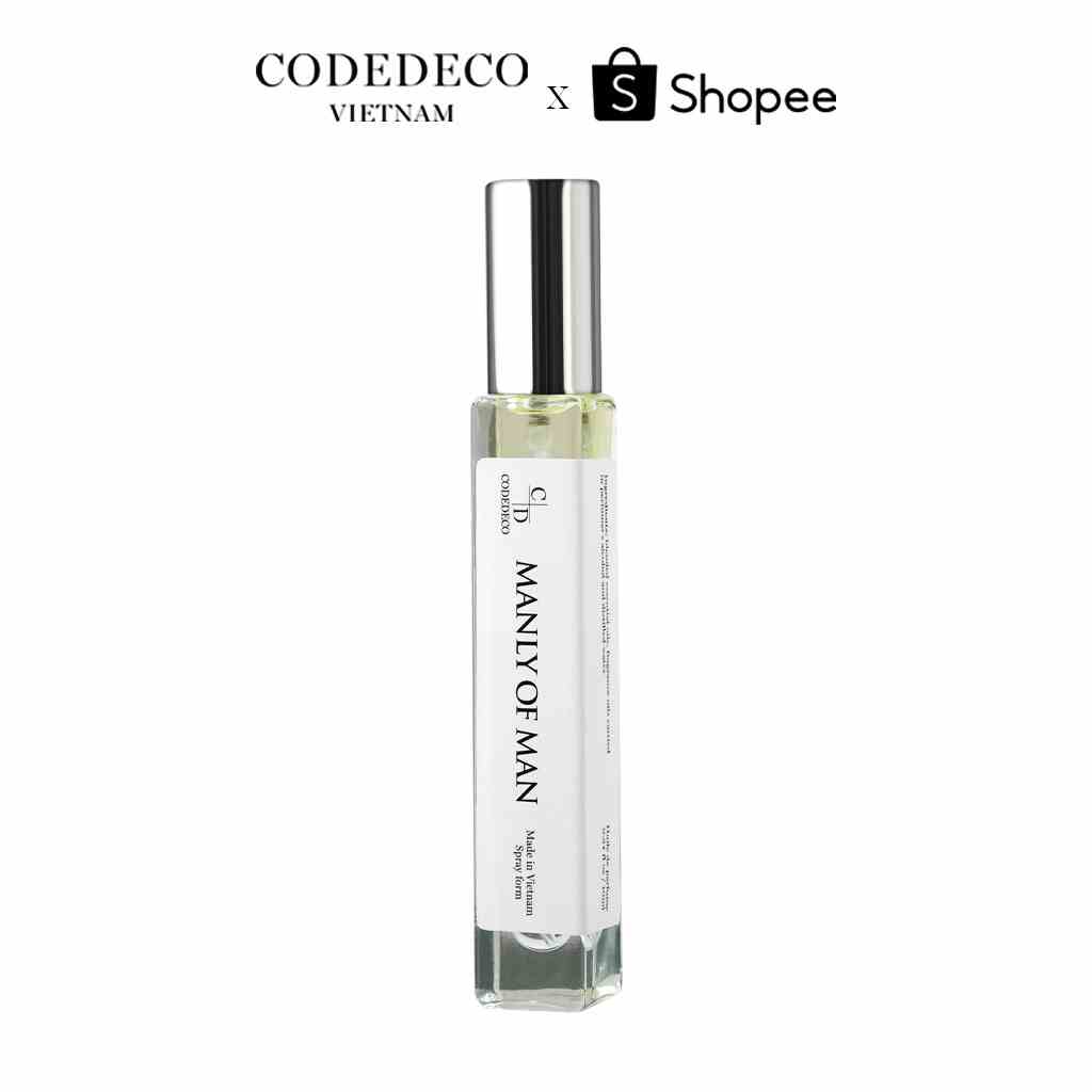 Tinh dầu thơm CODEDECO Manly Of Man mạnh mẽ, sang trọng - 10ml