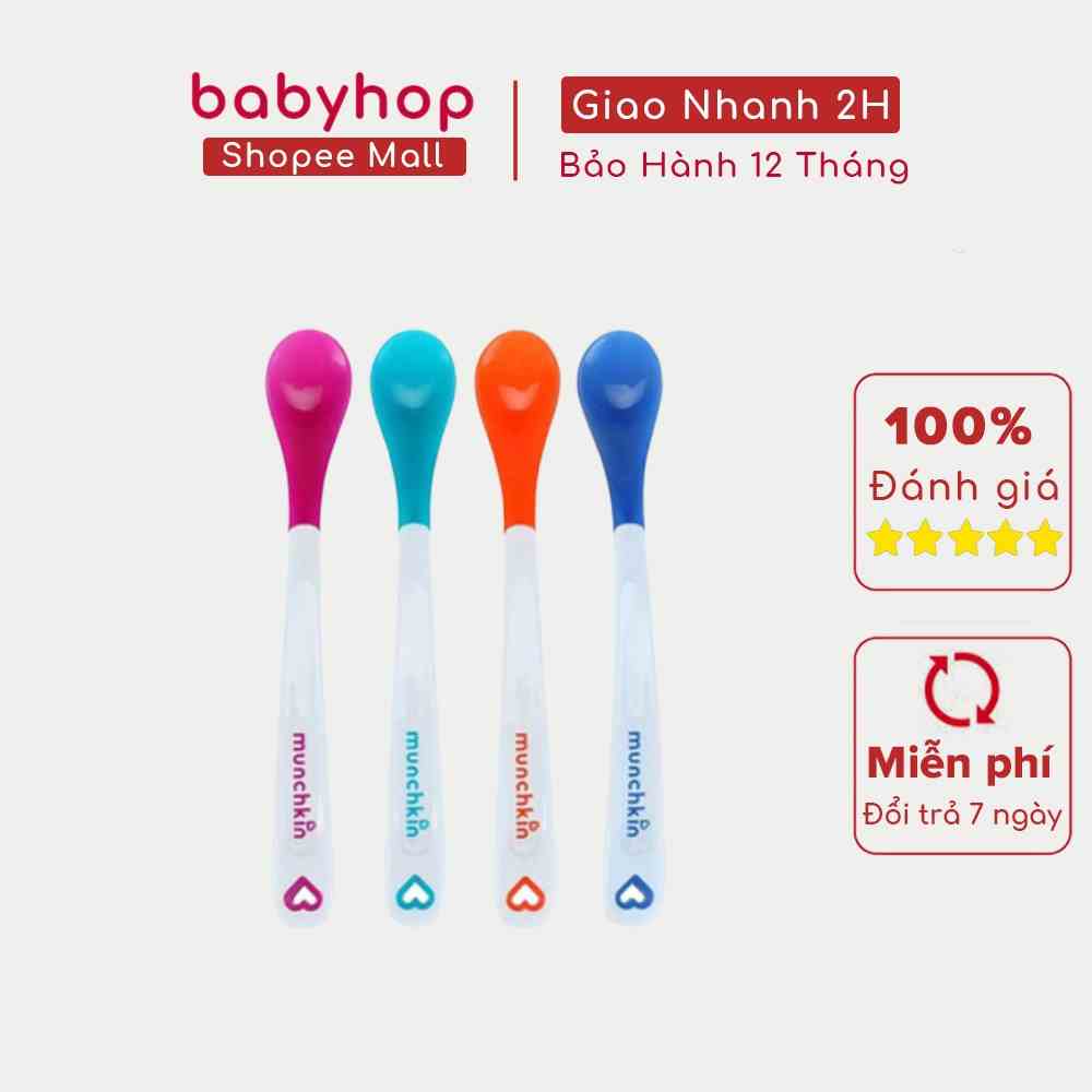 Thìa mềm báo nóng Munchkin  phân phối bởi babyhop - giá bán lẻ 1 chiếc