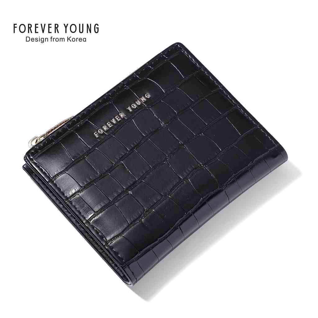 Ví FOREVER YOUNG DESIGN FROM PELY dáng ngắn siêu mỏng thiết kế trẻ trung thời trang cho nữ