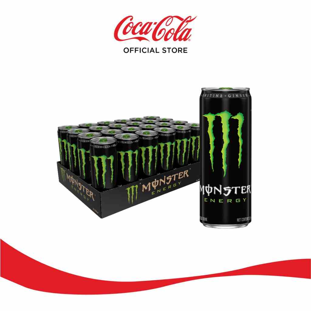 [GROFFWC -10% max 30k đơn 170k] Lốc 24 Lon Nước Tăng Lực Monster Energy (355ml x 24)