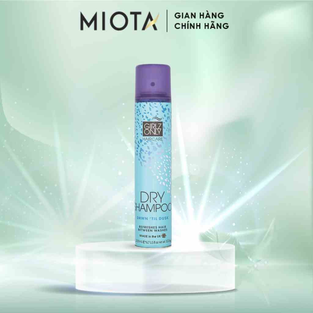 Dầu gội khô girlz only Party Nights / Dawn Til Dusk / Dazzling Volume / For Brunettes / For Blondes / De-frizz 200ml