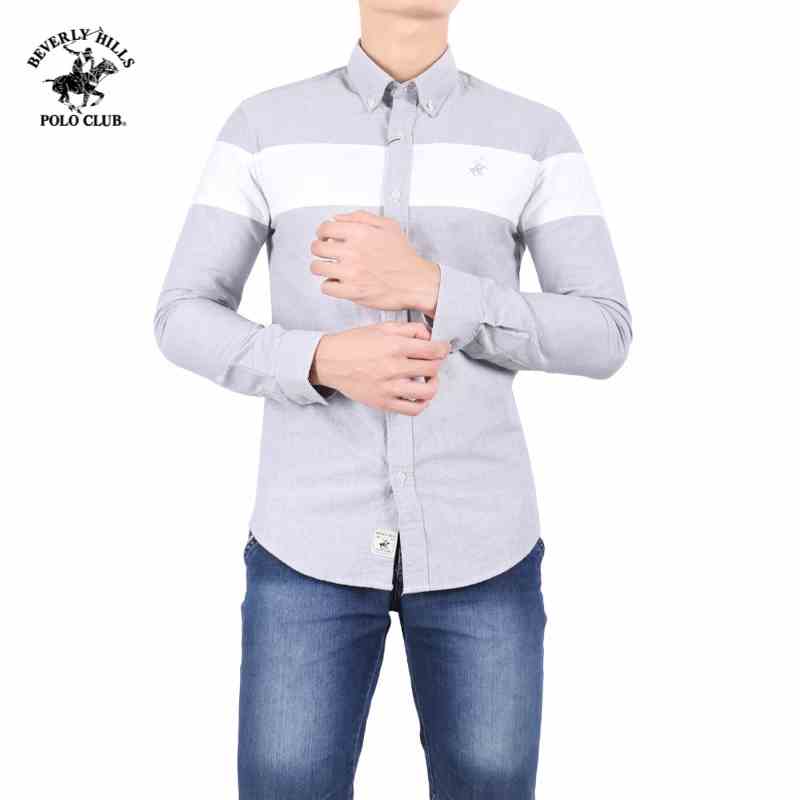 [Mã BMLTB35 giảm đến 35K đơn 99K] Beverly Hills Polo Club - Áo sơ mi Dài tay Nam Slimfit KMS- BHPC CMSLS20TL015