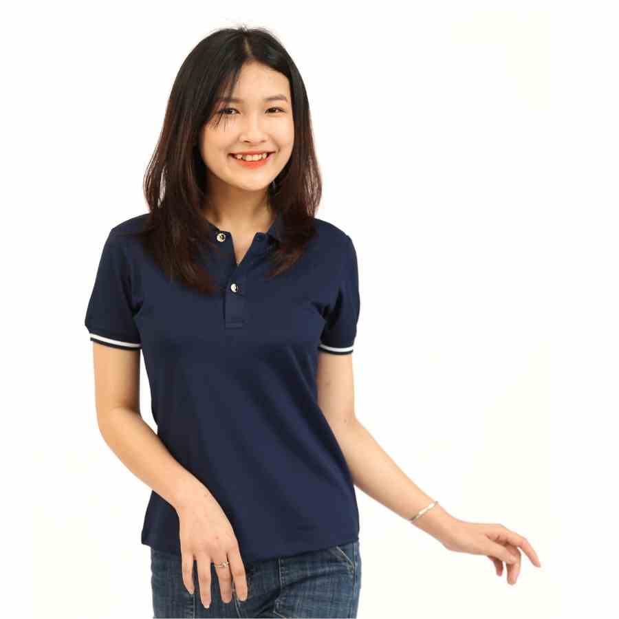 [Mã BMLTB200 giảm đến 100K đơn 499K] Áo phông polo bluechic màu xanh than kiểu dáng trẻ trung, thanh lịch