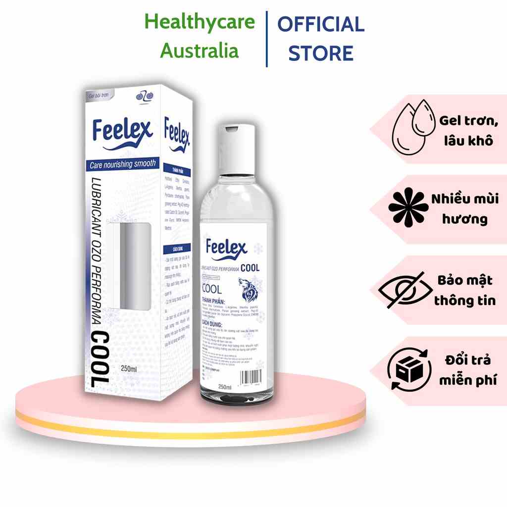 Gel bôi trơn quan hệ Feelex Lubricant OZO Performa Cool 250ml