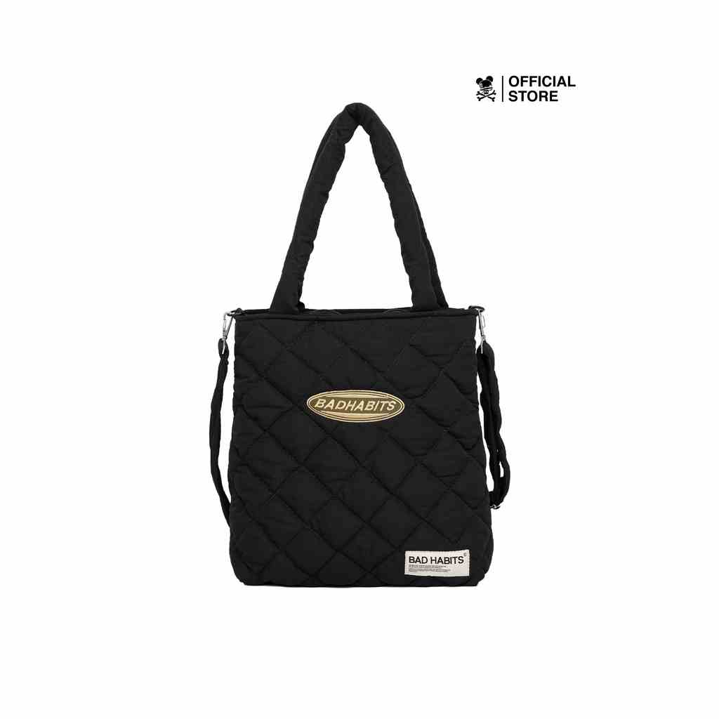 Túi Nam Nữ Bad Habits OUTDOOR PUFFER TOTE Black - Local Brand Chính Hãng