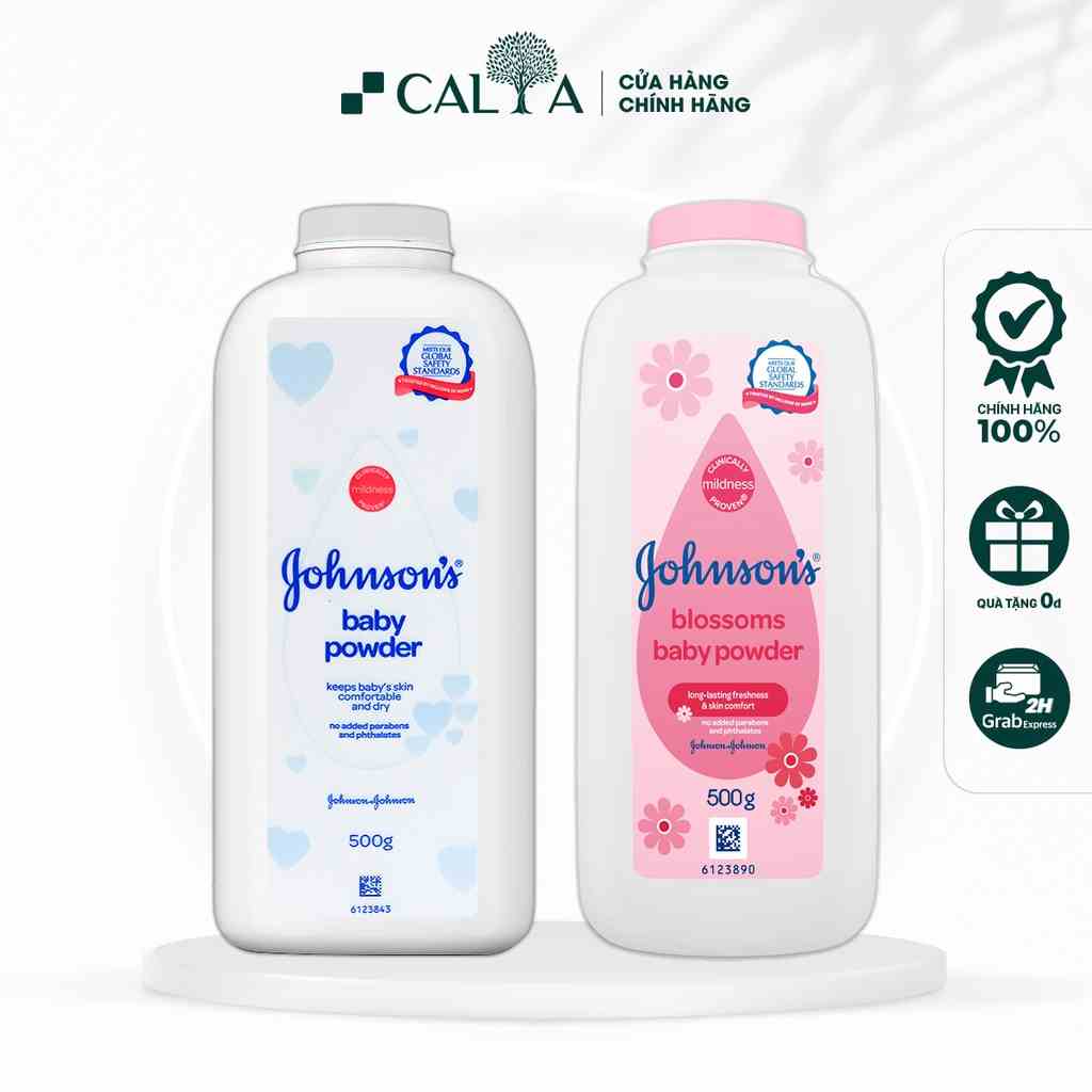 Phấn Rôm Johnsons Baby Giúp Da Khô Thoáng, Mềm Mịn - Phấn Thơm Johnson Baby Baby Powder 100g/200g/500g