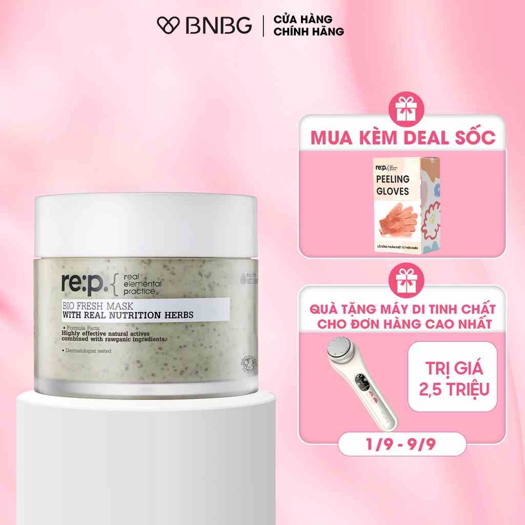 Mặt Nạ Đất Sét Hương Thảo Se Khít Lỗ Chân Lông RE:P Bio Fresh Mask