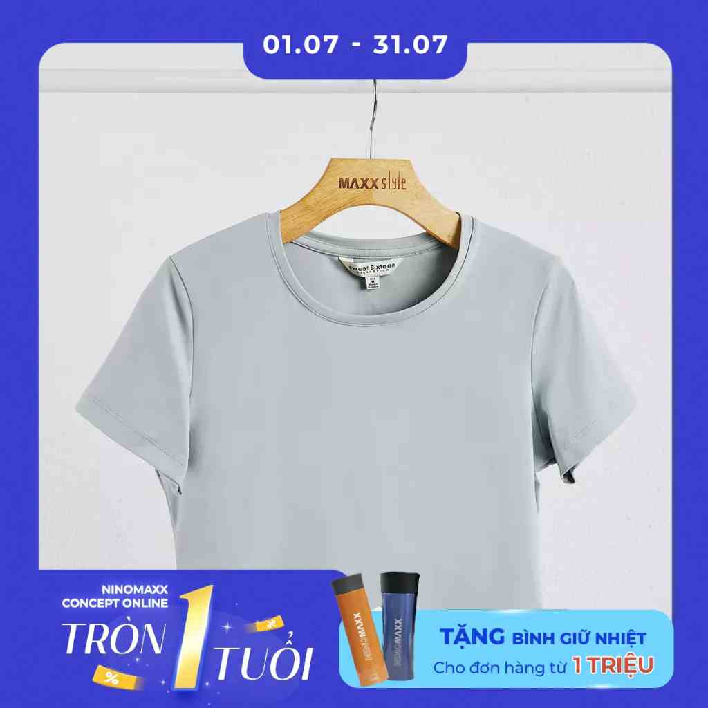 SWEET SIXTEEN Áo thun Basic nữ tay ngắn 2105003