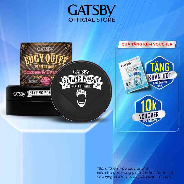 [Mã BMLTB35 giảm đến 35K đơn 99K] Pomade tạo kiểu tóc GATSBY styling perfect raise 75g